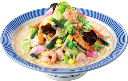 野菜を食べましょう！野菜たっぷりちゃんぽん！