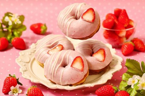 ドーナツ　イチゴ